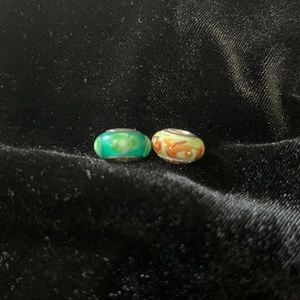 Green Pandora Charms